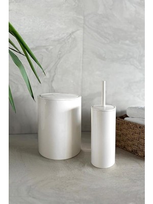 CetKing 2li Banyo Seti-Beyaz