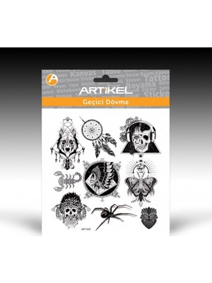 Artikel Artikel Kuru Kafalar-3 Dövme 15,5 x 16 cm