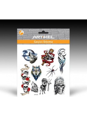 Artikel Artikel Kuru Kafalar-1 Dövme 15,5 x 16 cm