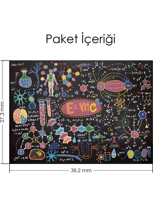 Artikel Formüllü Bilimsel Notebook Sticker