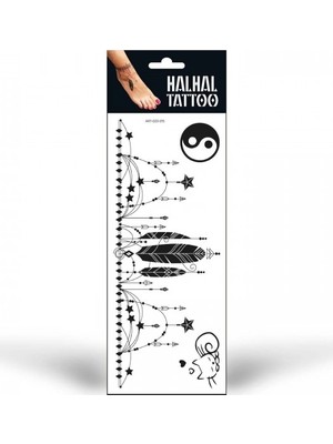 Artikel Halhal Geçici Tattoo -15, Bilek Tattoo, Ayak Tattoo, Geçici Dövme