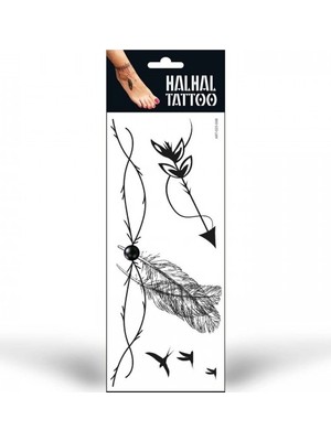 Artikel Halhal Geçici Tattoo -8, Bilek Tattoo, Ayak Tattoo, Geçici Dövme