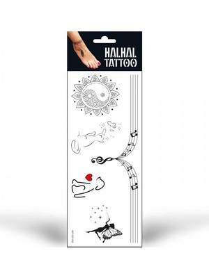 Artikel Halhal Geçici Tattoo -2, Bilek Tattoo, Ayak Tattoo, Geçici Dövme