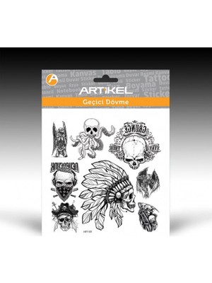 Artikel Artikel Kuru Kafalar-4 Dövme 15,5 x 16 cm