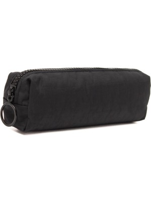 CetKing Krinkıl Kumaş Unisex Tek Bölmeli Suya Dayanıklı Parmak Kalemlik Kalem Kutusu (Siyah)