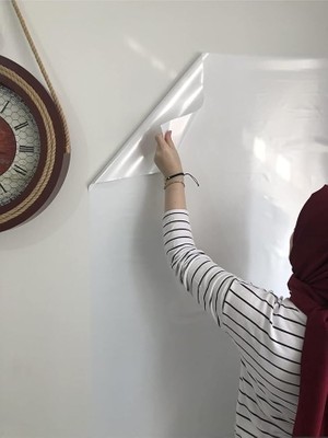 CetKing Kağıt 2 Tane Beyaz Akıllı Kağıt Tahta 100X150 cm Yazı Tahtası Kalem Hediyeli