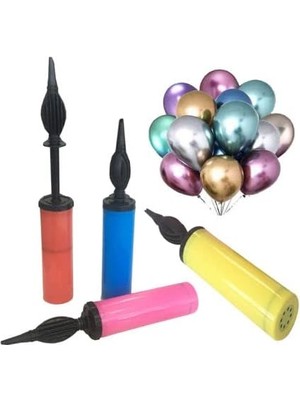 CetKing Marifetlerim - Manuel Karışık Renkli Balon Pompası