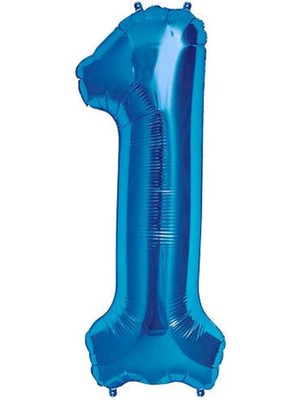 CetKing Folyo Balon 34 Inç 76-82 cm (Mavi, 1)