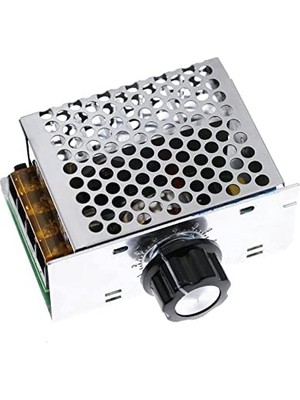 CetKing 220V 4000W Dimmer Scr Ac Motor Hız Devir Kontrol Elektrikli Fırın Rezistans Su Isıtıcı Lamba Işık Parlaklık Fan Voltaj Regülatörü