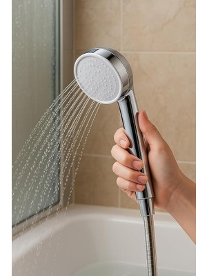 CetKing Store Duş Başlığı – Su Tasarruflu, Basınçlı, Geniş Sprey Alanlı