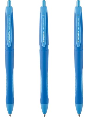 CetKing Jel Kalem Berry 07 Mavi 3lü Set