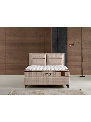 İmaj Mystrey Plus Set Tek Kişilik Yatak Seti 100 x 200 Baslık + Sandıklı Baza + Ortopedik Yatak