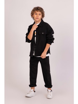 NerKids Erkek Çocuk Yandan Cep Detaylı Pantolon