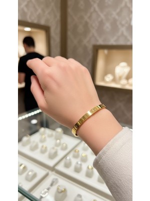 Kuyumcu Nurettin 22 gr (Gram) Çivi Desenli Kibrit Çöpü Bilezik Yatırımlık Işçiliksiz 22 Ayar Altın