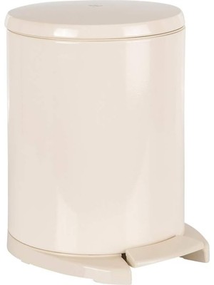 CetKing Cigo Pedallı Çöp Kovası 6lt Bej Iç Kısım Bej M-E41-09-09