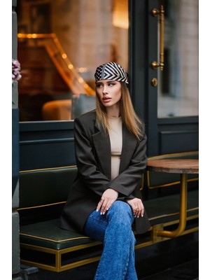 Dscarf Şehir Işıltısı Kadın Fular Bandana V3