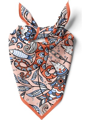 B12  Modabutik Balık Desenli Bandana