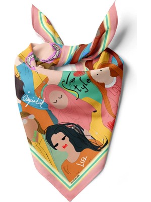 E74 Modern Woman Tasarım Bandana