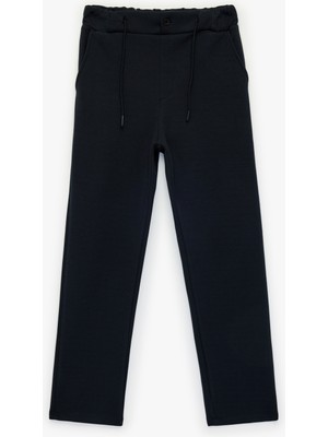 Koton Fermuarlı Cepli Pamuklu Beli Bağcıklı Basic Eşofman Altı