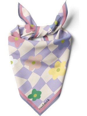 Vissona E78 Modabutik Çiçek Desenli Bandana