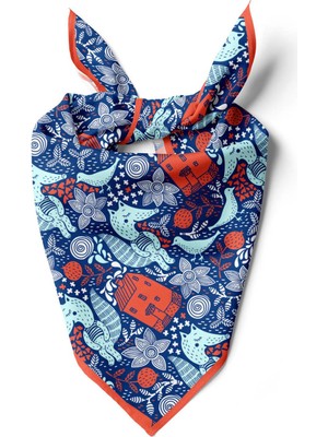B31 Modabutik Tilki Desenli Bandana