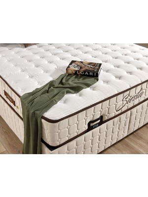 İmaj Siesta Plus Set  Çift Kişilik Yatak Seti 150 x 200 Baslık + Sandıklı Baza + Ortopedik Yatak