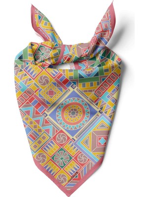 C3 Modabutik Geometrik Desenli Bandana