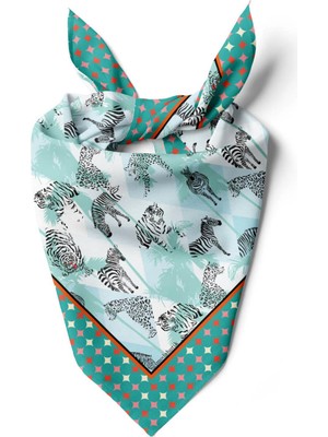 F77 Zebra Tasarımlı Bandana