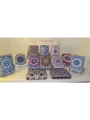 Eco Port 12'li Büyüteçli Dikdörtgen Cep Aynası MZ-118