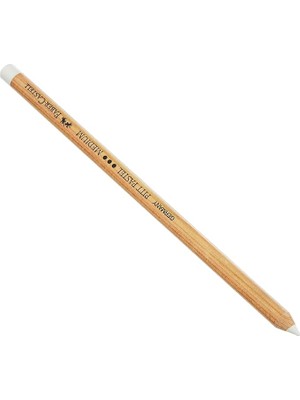 CetKing Pitt Monochrome Boya Kalem Beyaz Med.