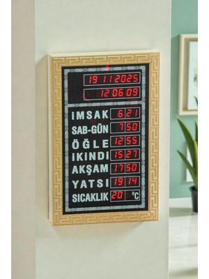 İhvan Online Vakitmatik Dijital Imsakiye Ev Ofis Tipi Ezanlı Cami Saati