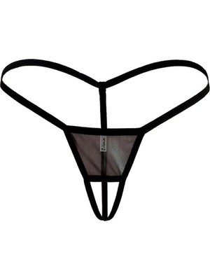 Fantazi Iç Giyim Kadın Mini Siyah Fantezi G String