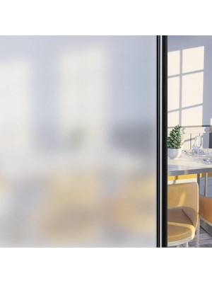 CetKing Pencere Gizlilik Filmi, Statik Yapışan Pencere Filmi, Opak Uv Engelleyici Vinil Pencere Filmi, Cam Kapı Banyo Ofis Oturma Odası Için 17,4 x 78,1 cm