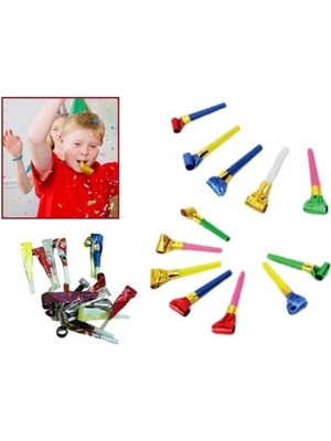 Empressco Renkli Yılbaşı Temalı Kaynana Dili Seti, 50 Adet, Eğlenceli ve Şık Hediye Alternatifi