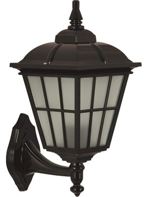 CetKing 68183 Bahçe Aplik, 60 W, Siyah