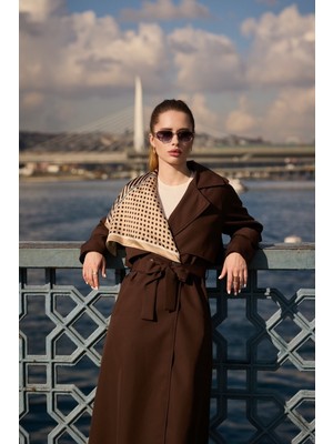 Dscarf Şehir Işıltısı Kadın Fular Bandana V5