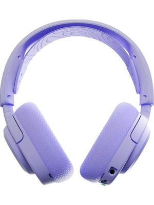 CetKing Arctis Nova 3x Wireless Lavender Gaming Kulaklık - Mobil Uygulama ile Kontrol - 40 Saat Pil Ömrü - Ps5, Ps4, Pc, Switch, Mobil Uyumlu