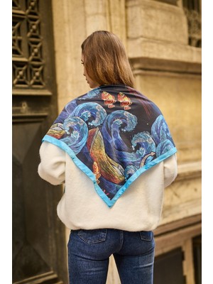 Dscarf Kadın Fular Bandana Eşarp 90CM