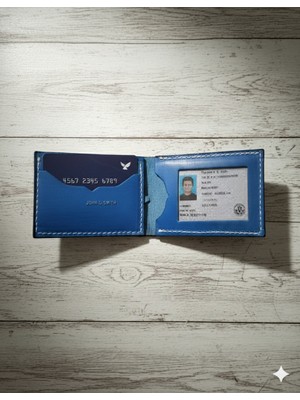 Otohousse Hakiki Deri Katlanır Cüzdan Kartlık