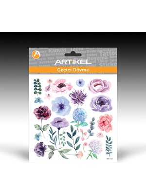 Artikel ART-123 Geçici Dövme 15,5 x 15,5 cm Geçici Tattoo
