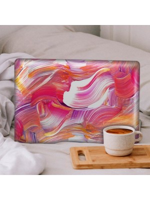 Artikel Artikel Pembe Fırça Darbeleri Notebook Sticker