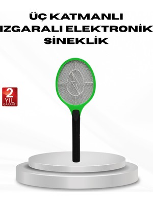 Yüksek Gerilimli Elektronik Sinek Raket – Sessiz, Kimyasız ve Güvenli Kullanım