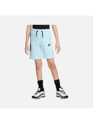 Nike Sportswear Tech Fleece Unisex - Fermuarlı Cep Rahat Tasarım - Çocuk Şort FD3289