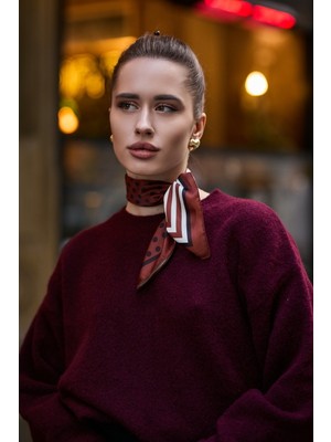 Dscarf Şehir Işıltısı Kadın Fular Bandana V6