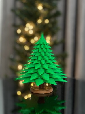 Empressco Yeşil Yılbaşı Ağacı Masa Dekoru, Şık ve Doğal Tasarım
