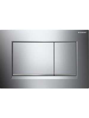 CetKing 30 Geberit Kumanda Plakası, 1 Adet, Parlak Krom/chrome, 115.883. Kh. 1