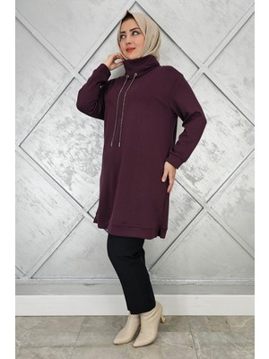 Pys Giyim Kadın Bağ Ipi Detaylı Tesettür Tunik