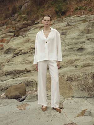 Kadın Modal Pantolon – Rahat Kesim – Bel Lastikli