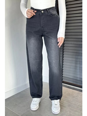 Gülseli Kadın Yüksek Bel Jean Kot Pantolon P-00019431