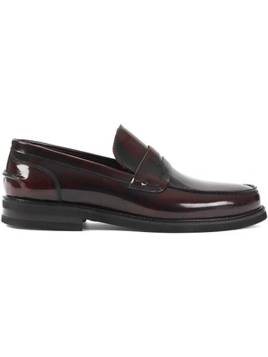 Celal Gültekin Erkek Bordo Açma Deri Loafer